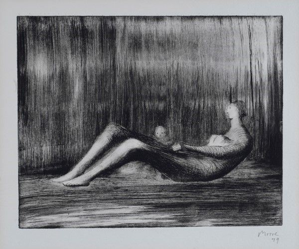 Henry Moore - Mother and child II