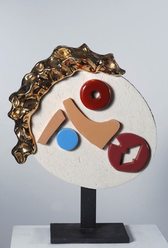 Enrico Baj : La favorita del presidente  (1992)  - Ceramica policroma - Auction Autori del XIX e XX sec., arte moderna e contemporanea - I - Galleria Pananti Casa d'Aste