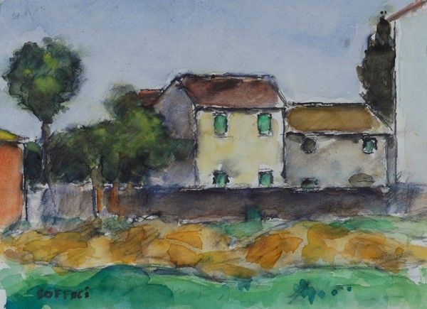 Ardengo Soffici - Case a Poggio a Caiano