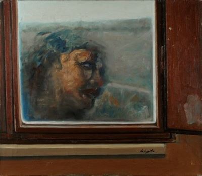 Apparizione di Figura Mitologia alla Finestra