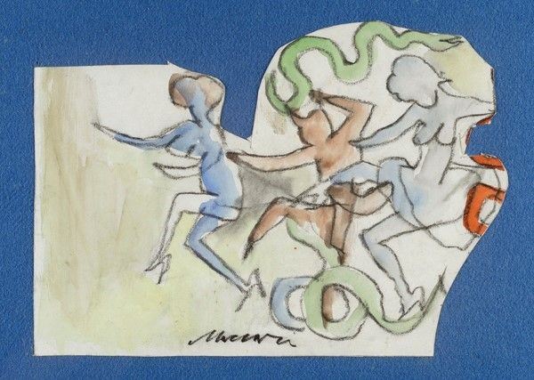 Mino Maccari - Danza con Serpenti
