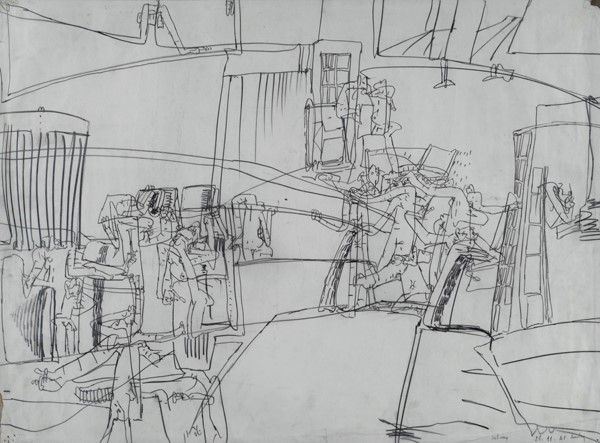 Valerio Adami - Subway
