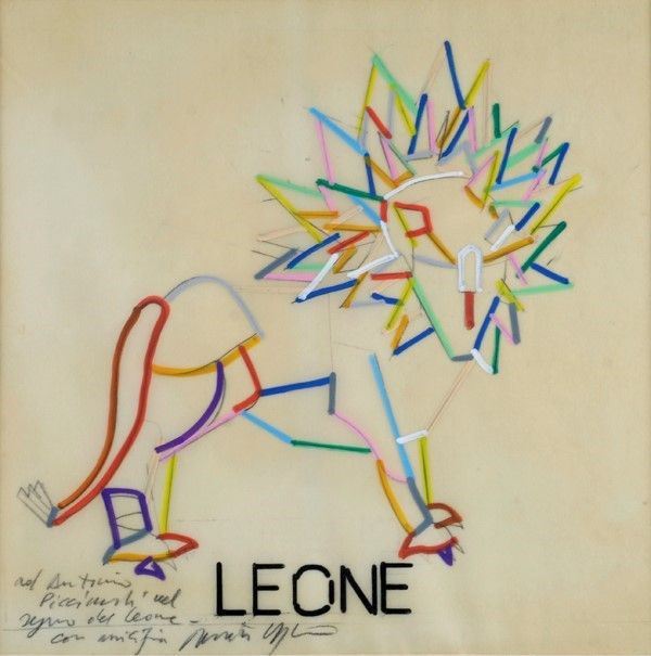 Gianfranco Baruchello,Anonimo, XX sec. - Leone