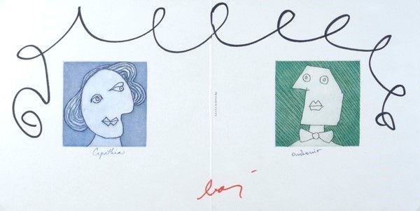 Enrico Baj - Lui e Lei, Cinzia e Antonio