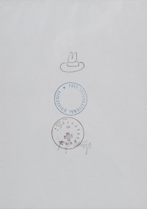 Joseph Beuys - Senza titolo, (Free International University)
