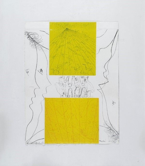 Alik Cavaliere : senza titolo  (1987)  - Acquaforte, Acquatinta - Auction Autori dell'800-900, Grafica ed Edizioni - I - Galleria Pananti Casa d'Aste