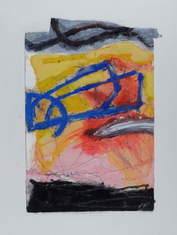 Gino Esposito : Senza titolo  (1984)  - Tecnica mista su carta - Auction Autori dell'800-900, Grafica ed Edizioni - I - Galleria Pananti Casa d'Aste