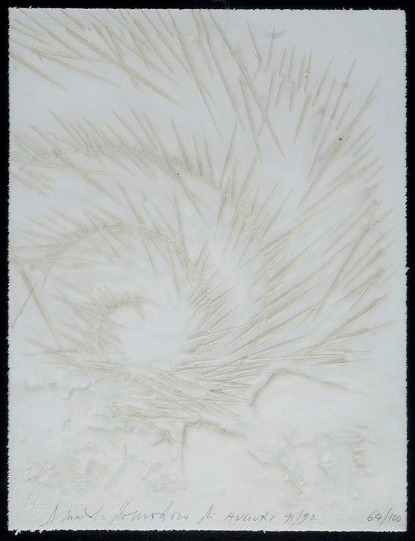 Arnaldo Pomodoro : Senza titolo  (1991-92)  - Calcografia - Auction Grafica ed edizioni - Galleria Pananti Casa d'Aste