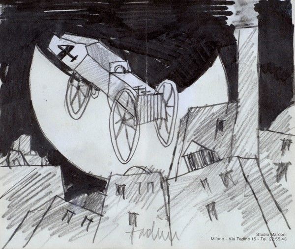 Emilio Tadini - Senza titolo