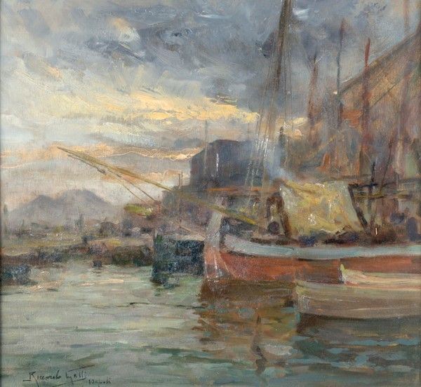 Riccardo Galli - Barche in porto