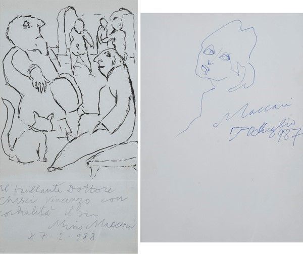 Mino Maccari - Conversazione e Ritratto