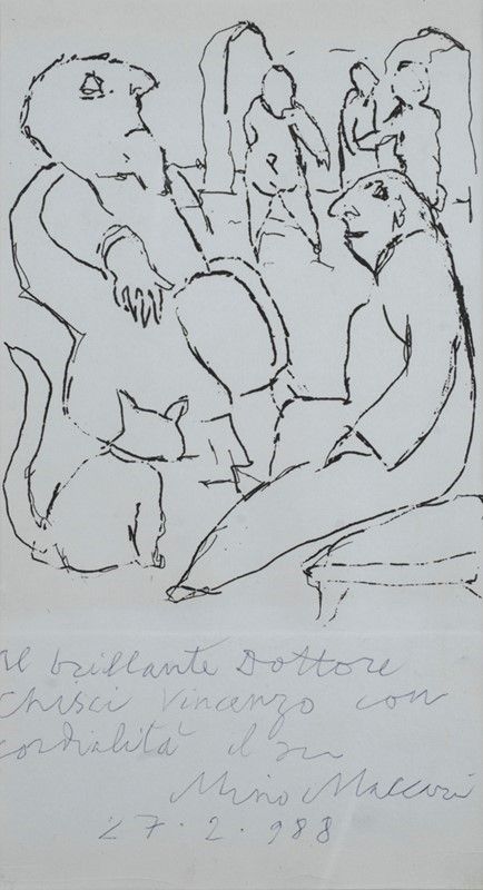 Mino Maccari - Conversazione e Ritratto