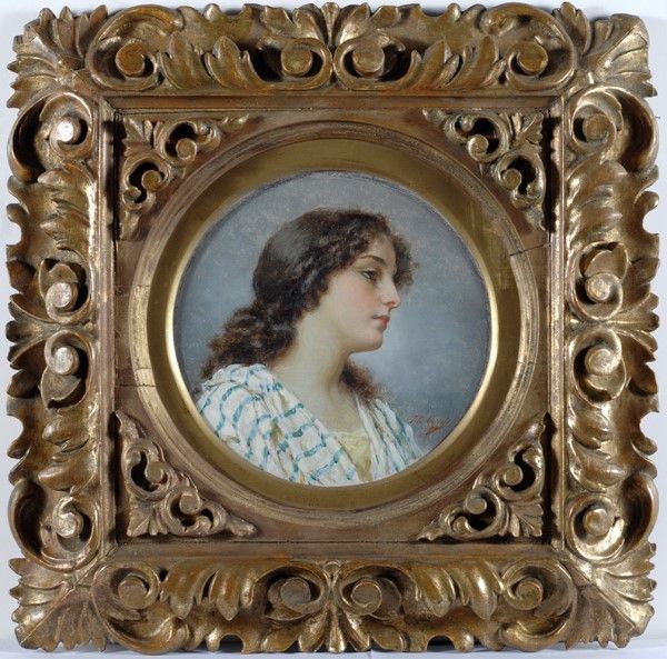 Tito Conti - Profilo di Fanciulla