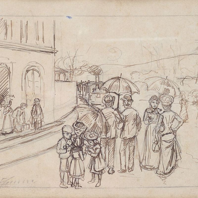 Eugenio Cecconi - Alla Stazione