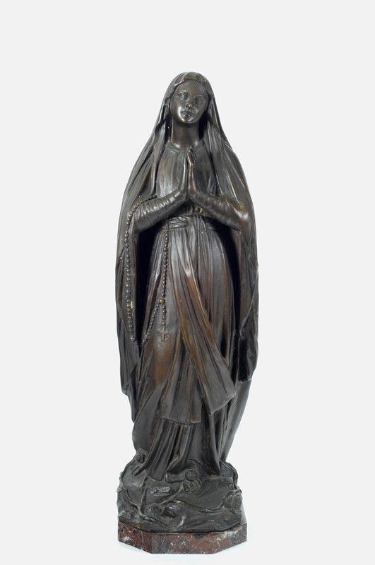 Anonimo, XIX Sec. - Scultura della Vergine Maria