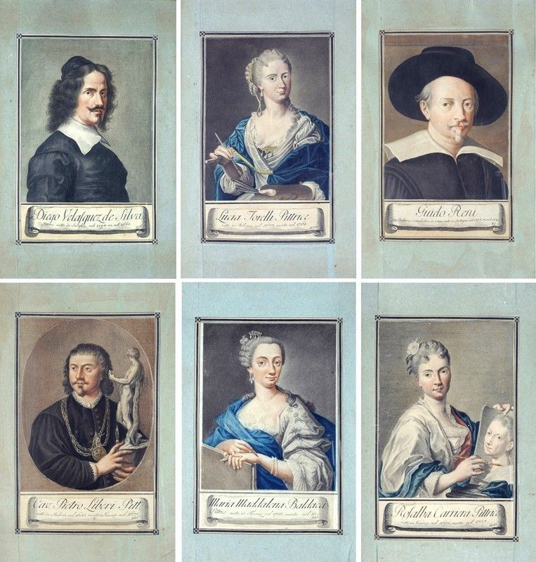 Carlo Lasinio - Sette Ritratti di Artisti