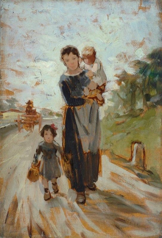 Anonimo, XX sec. - Madre e figli