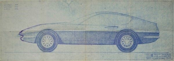 Disegno Ferrari Daytona