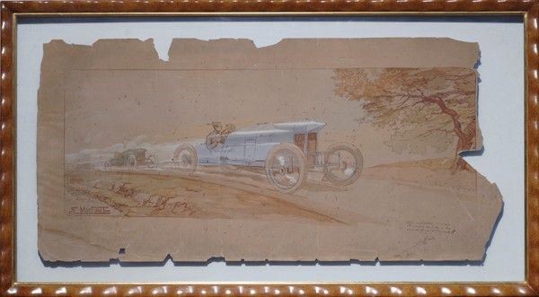 Acquerello Ernest Montaut