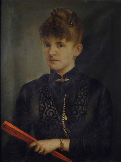 Ritratto di Signora con Ventaglio