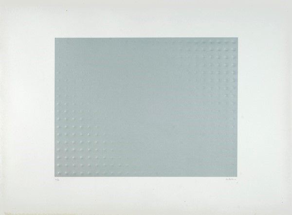Enrico Castellani : Compendio  (1974)  - Litografia e calcografia - Auction Arte Moderna e Contemporanea - Galleria Pananti Casa d'Aste