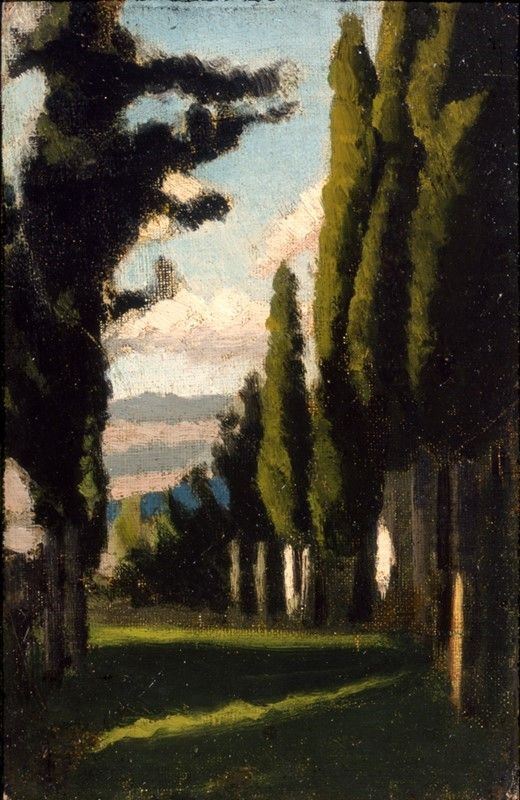 Vito D'Ancona - Cipressi a Volognano