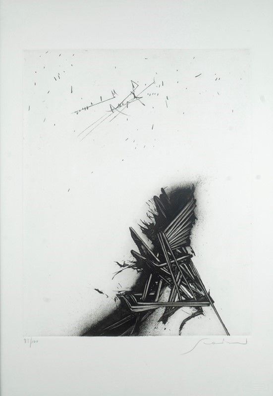 Emilio Scanavino : Senza titolo  - Litografia - Auction Grafica ed edizioni - Galleria Pananti Casa d'Aste