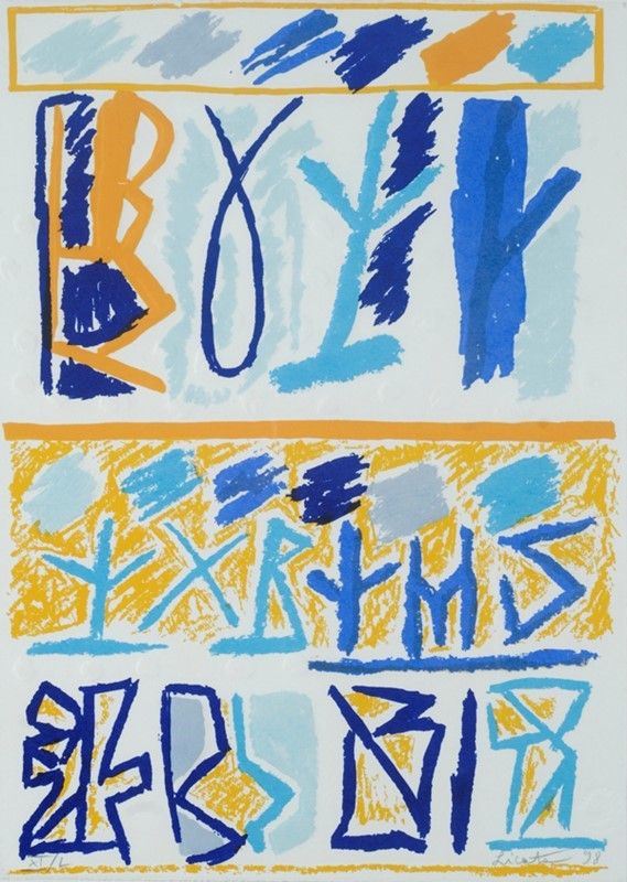 Riccardo Licata : Senza titolo  (1998)  - Serigrafia - Auction Grafica ed edizioni - Galleria Pananti Casa d'Aste