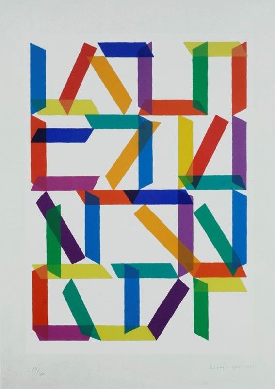 Piero Dorazio : Senza titolo  (1966-1985)  - Serigrafia - Auction Grafica ed edizioni - Galleria Pananti Casa d'Aste