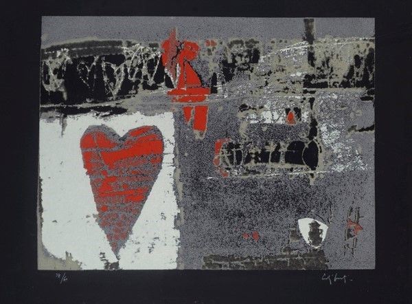Giorgio Celiberti : Senza titolo  - Serigrafia - Auction Grafica ed edizioni - Galleria Pananti Casa d'Aste