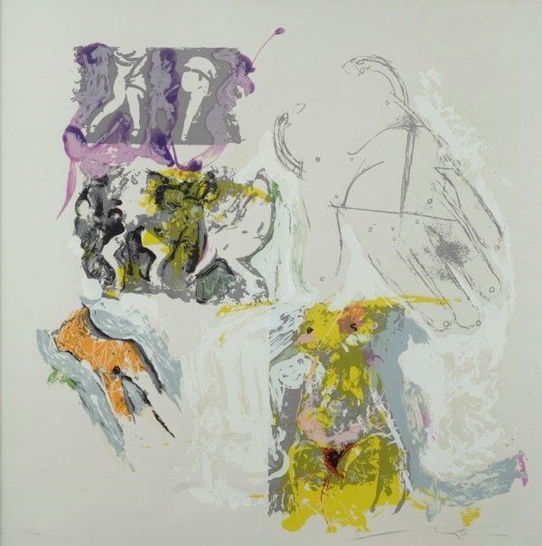 Mario Schifano : Sensuale  (1988)  - Serigrafia - Auction Grafica ed edizioni - Galleria Pananti Casa d'Aste