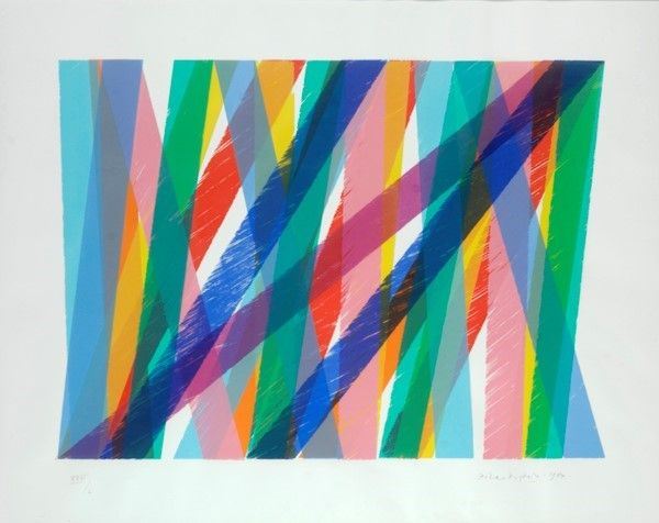 Piero Dorazio : Senza titolo  (1984)  - Serigrafia - Auction Grafica ed edizioni - Galleria Pananti Casa d'Aste