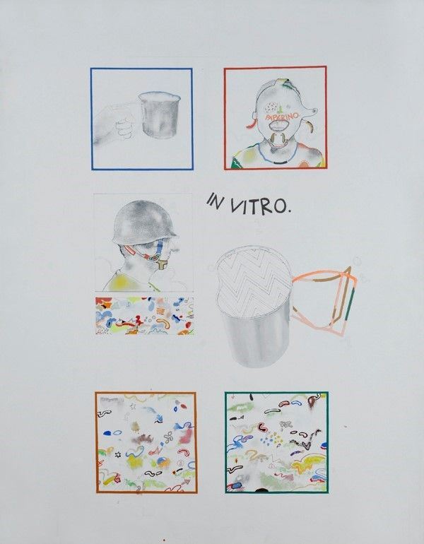Luca Alinari : In vitro  - Tecnica mista su tela - Auction Arte moderna e contemporanea - Galleria Pananti Casa d'Aste