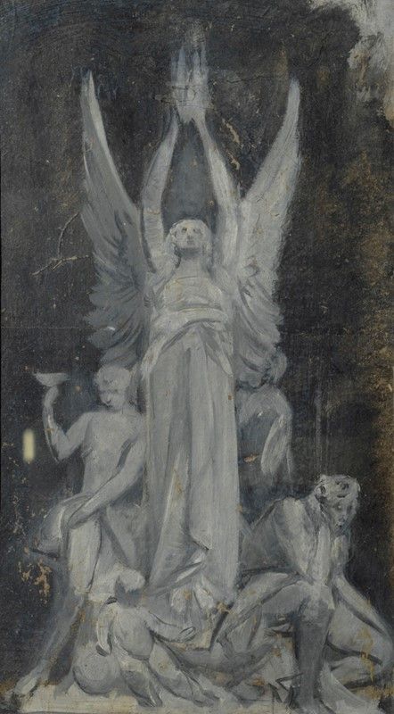 Giuseppe Cassioli - Studi per Gruppi Scultorei
