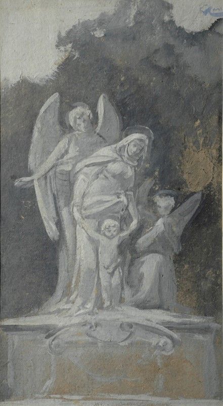 Giuseppe Cassioli - Studi per Gruppi Scultorei