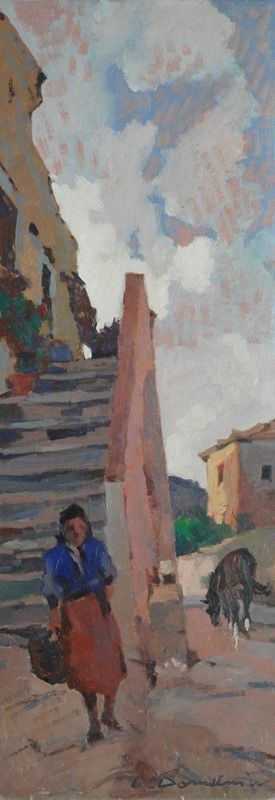 Contadina nel Paesaggio