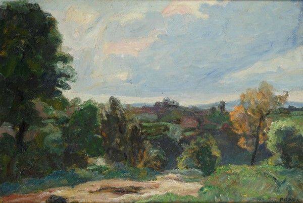 Carlo Prada - Paesaggio Toscano