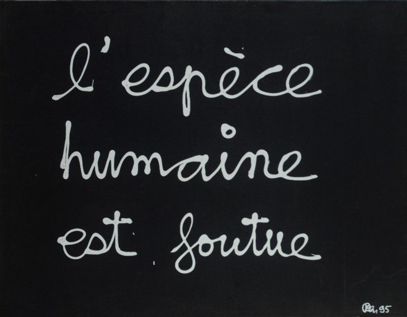 Ben Vautier - L'espèce Humaine Est Foutue