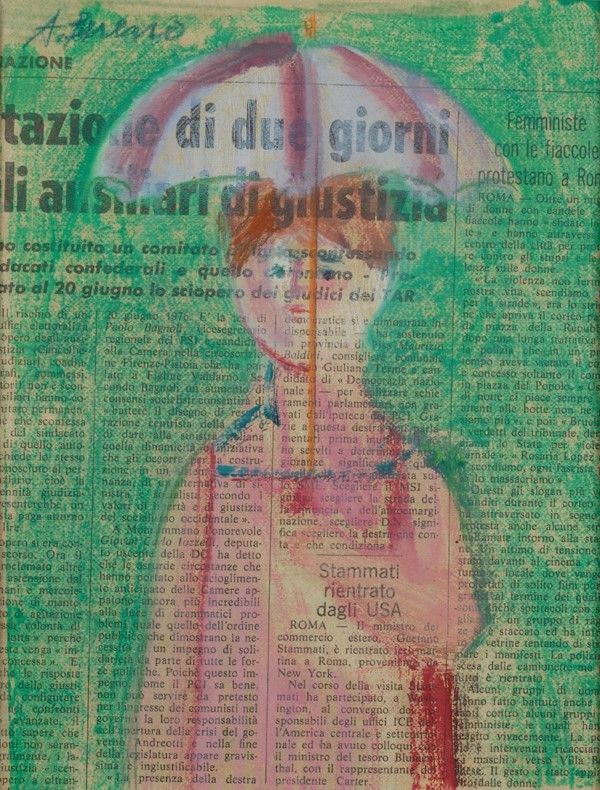 Antonio Bueno : D'Apres Campigli  (1974)  - Pastello - Auction Arte moderna e contemporanea - Galleria Pananti Casa d'Aste