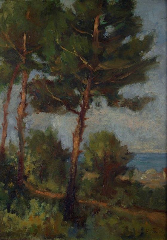 Anonimo, XX sec. - Alberi