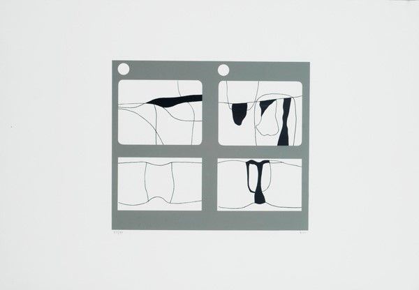 Alberto Burri - Lettere - tavola A