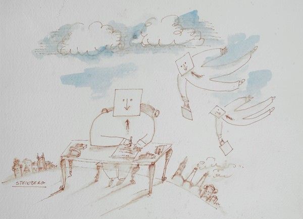 Saul Steinberg - Il Capo-ufficio