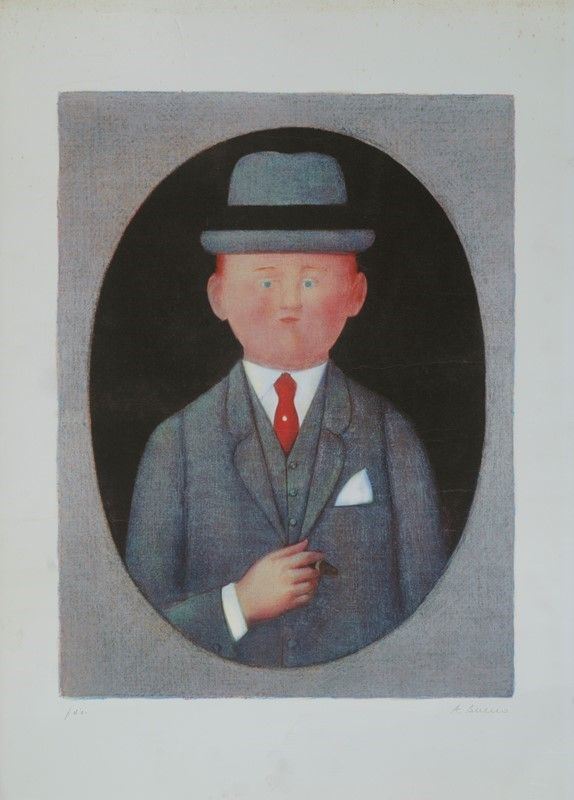 Antonio Bueno : Senza titolo  - Litografia - Asta GRAFICA ED EDIZIONI - Galleria Pananti Casa d'Aste