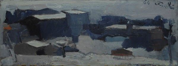 Bruno Paoli - Paesaggio innevato