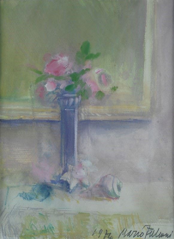 Mario Fallani - Flowers in the vase