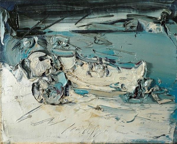 Sergio Scatizzi : Fiori  - Olio su tela - Asta ARTE MODERNA E CONTEMPORANEA - Galleria Pananti Casa d'Aste