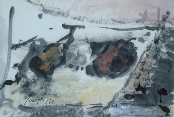 Sergio Scatizzi : Still life  - Tempera on paper - Auction MODERN  ART - TUSCANY AUTHORS - Galleria Pananti Casa d'Aste