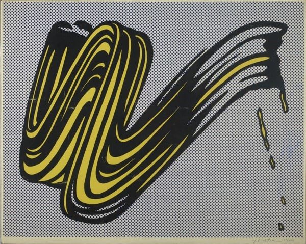 Roy Lichtenstein - Brushstroke