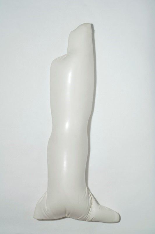 Cesare Berlingeri : Corpo bianco  (2008)  - Tecnica mista su tela piegata - Auction Arte moderna e contemporanea - Galleria Pananti Casa d'Aste