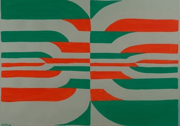 Carla Accardi : Senza titolo  (1980)  - Tempera su carta - Auction Arte moderna e contemporanea - Galleria Pananti Casa d'Aste